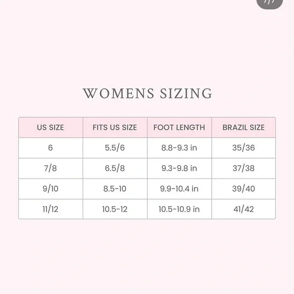 NWT LoveShackFancy x Havaianas Sterling Dusk Ribbon Rosa Flip Flops Size 7/8 - Picture 10 of 10